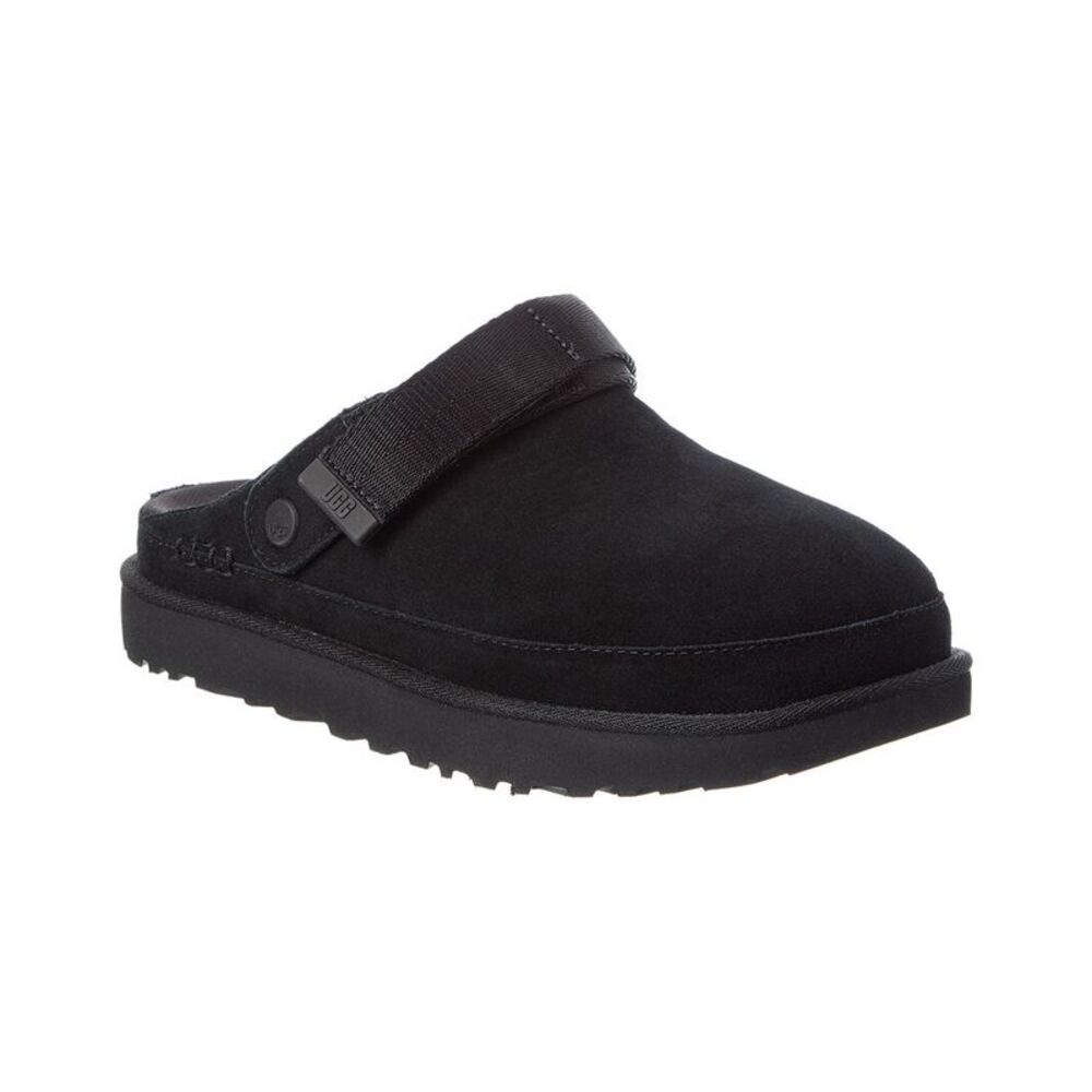Ugg Goldenstar Suede Clog, Black